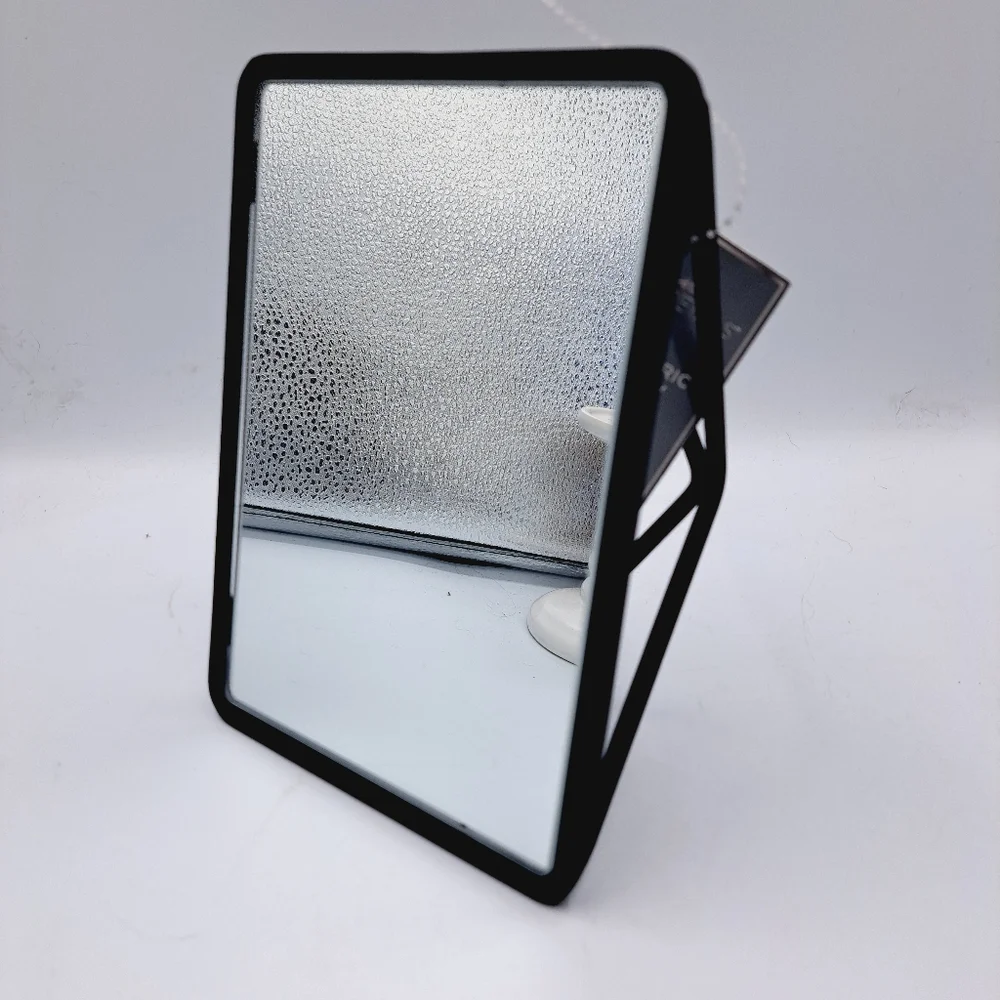 Sleek & Modern Black Geometric Freestanding Mirror